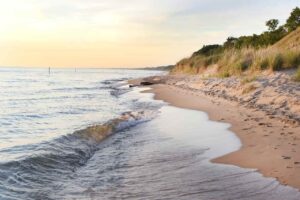 best lake Michigan beaches for families