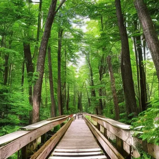 unique places to visit in Michigan Manistee National Forest