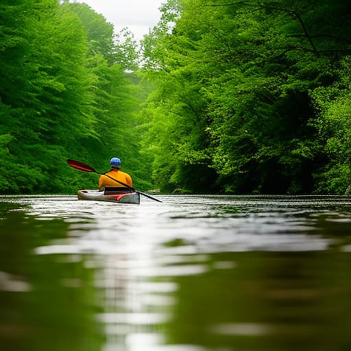 kayaking Michigan rivers