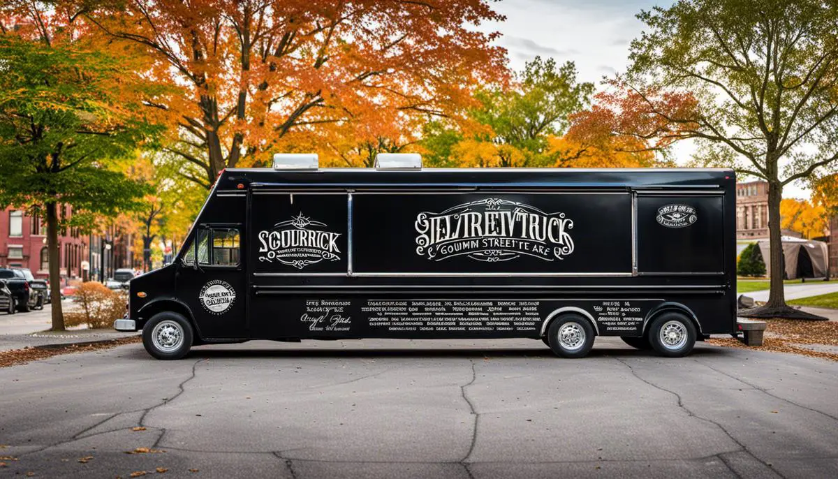 Food truck serving gourmet street eats in Detroit