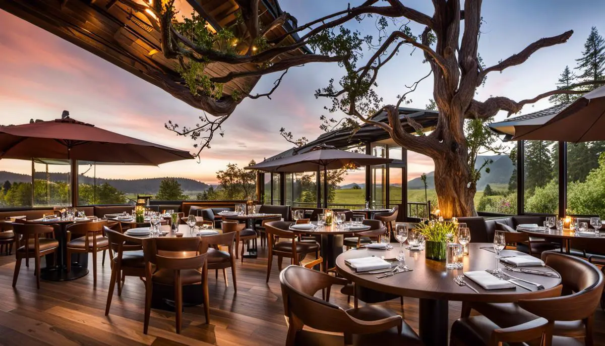 Image of The Root Restaurant & Bar showcasing their locally sourced ingredients and nature-inspired atmosphere.