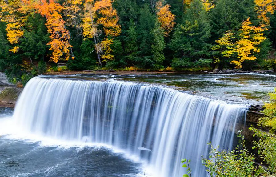 michigans hidden waterfall gem