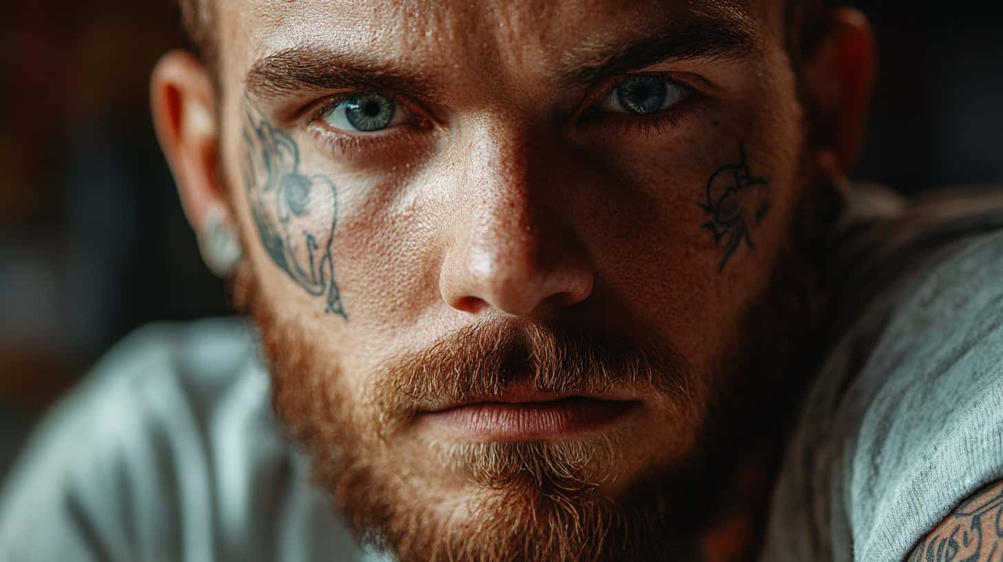 tattoo artist in a tattoo shop in Michigan